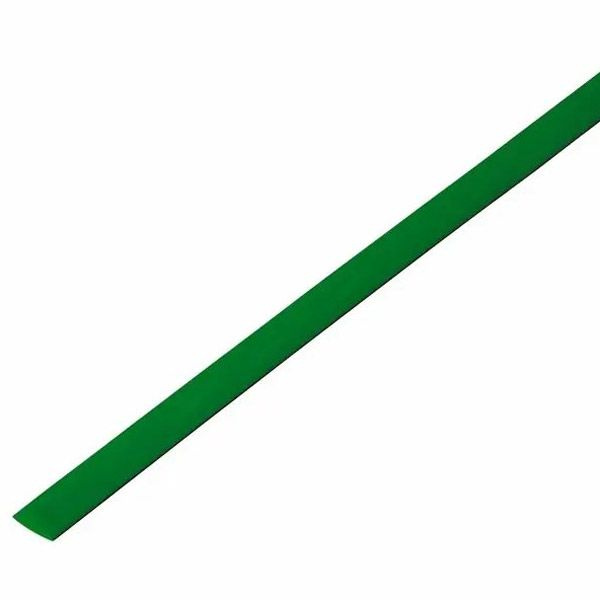 Термоусаживаемая трубка REXANT 8,0/4,0 мм, зеленая 20-8003 (упак 50 шт по 1 м)  #1