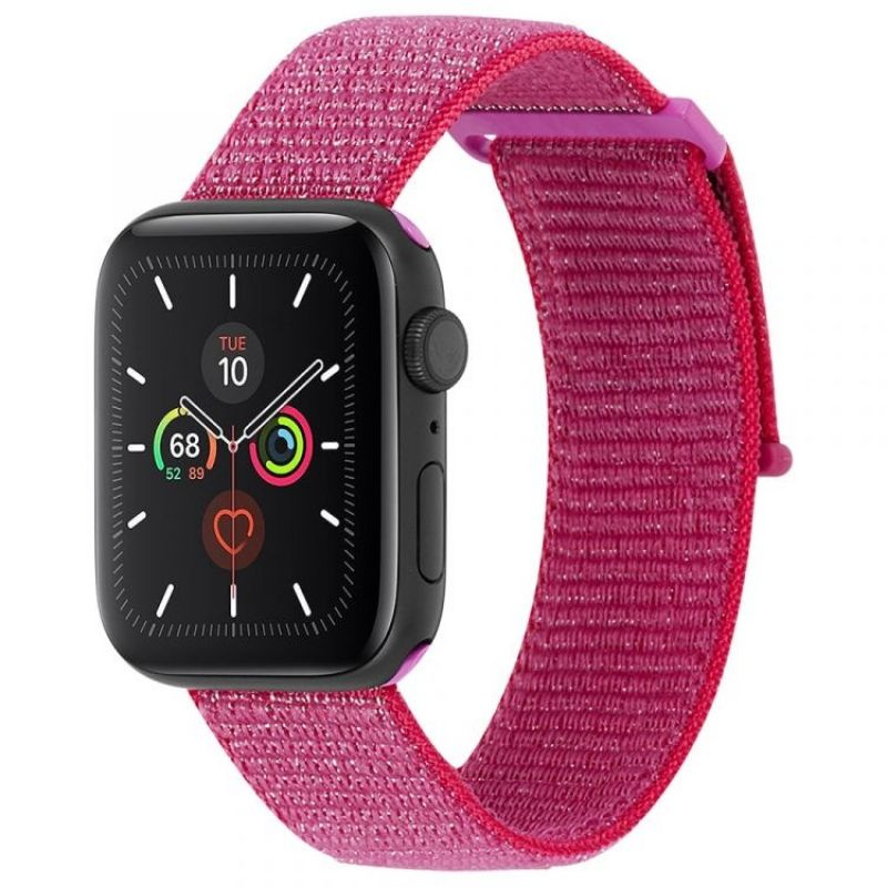 Ремешок Case-Mate Nylon Watch Band для Apple Watch 38-41mm Metallic Pink #1