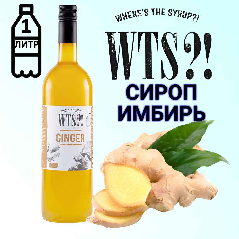 Сироп WTS?! вкус Имбирь , 1 л #1