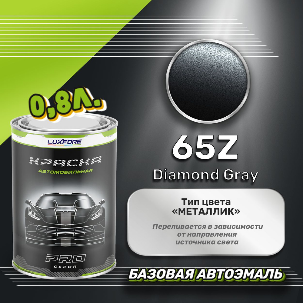 Luxfore краска базовая, цвет 65Z Diamond Gray 800 мл #1