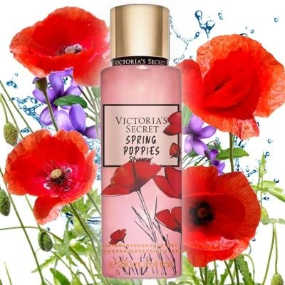 Парфюмированный спрей для тела Victoria's Secret Spring Poppies Shimmer #1