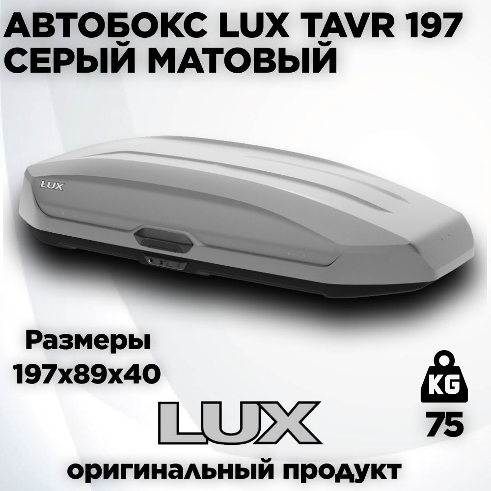 Бокс LUX TAVR 197 серый матовый 520L (1970х890х400) #1