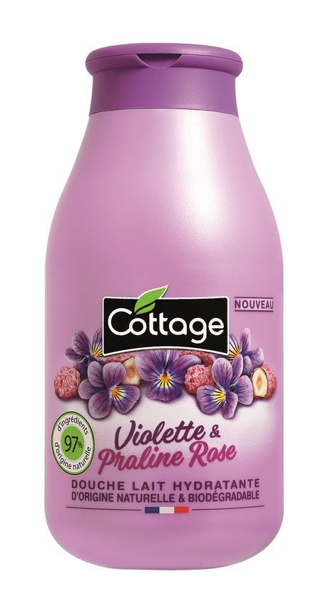 Молочко для душа с ароматом фиалки и пралине Moisturizing Shower Milk Violet&Pink Praline, 250 мл  #1