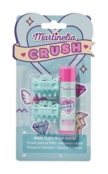 Набор детской косметики Crush Hair Clips & Lip Balm Blueberry #1