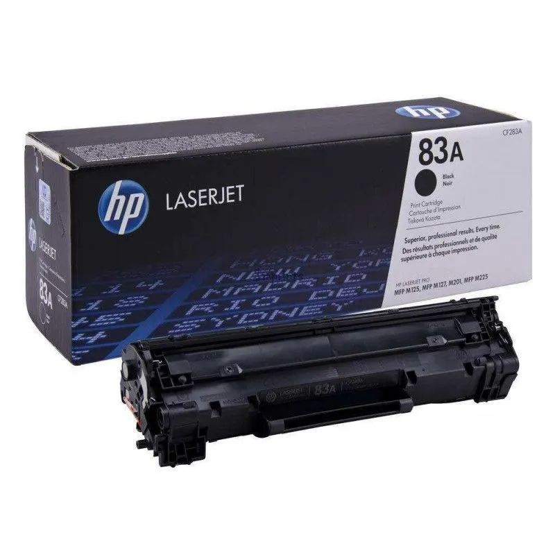 Картридж HP 83A (CF283A) Black для принтера HP LaserJet Pro M125rnw; M127fn; M127fw  #1