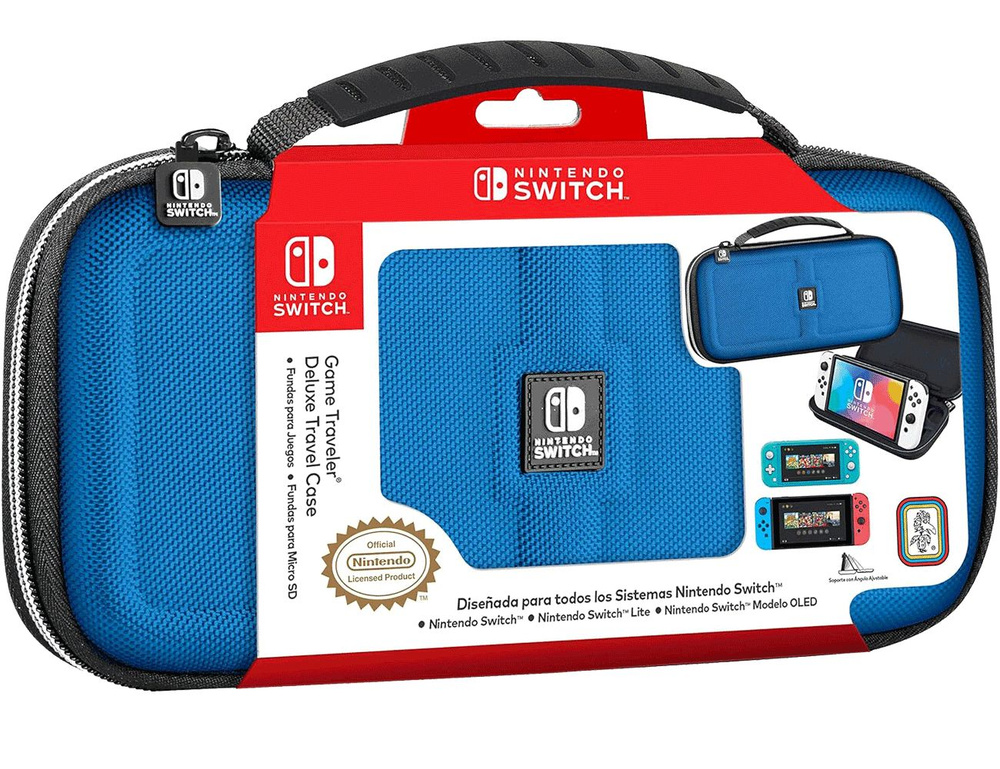 Дорожный чехол Deluxe Travel Case Blue для Nintendo Switch/OLED/Lite NNS30BL #1
