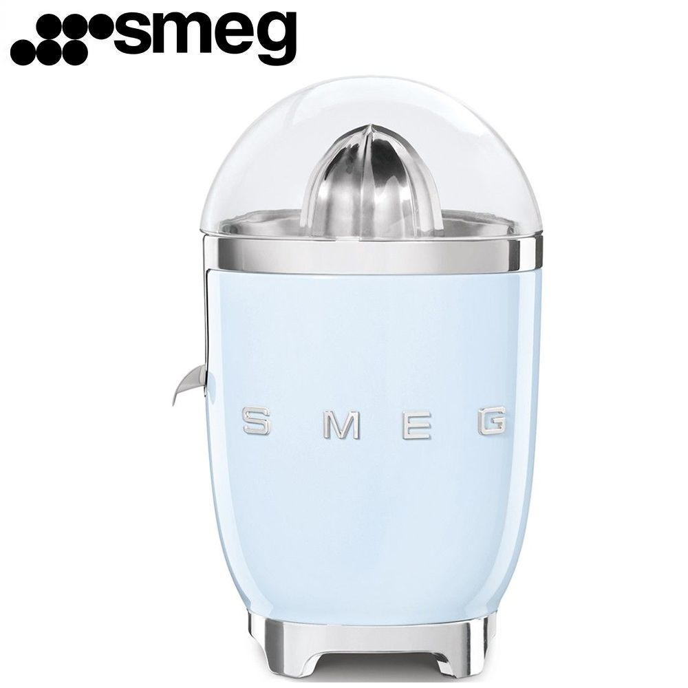 Соковыжималка для цитрусовых SMEG, пастельно голубая, CJF11PBEU / 70 Вт / ручной отжим  #1