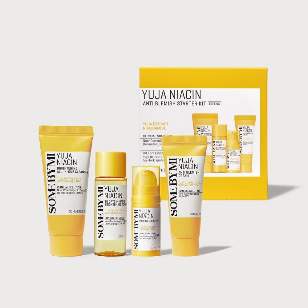 Набор миниатюр с юдзу для выравнивания тона Some By Mi Yuja Niacin 30 Days Brightening Starter Kit  #1