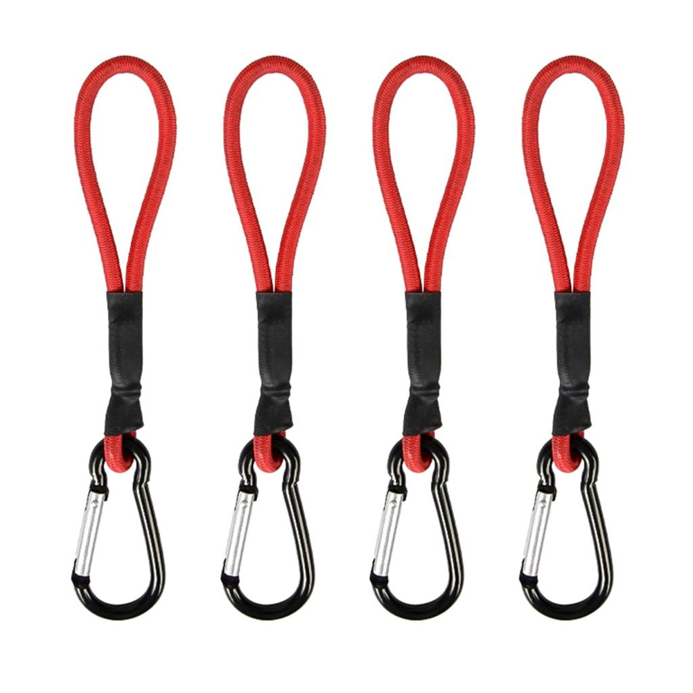 Набор из 4, Alpine Buckle Tent Elastic Cord - Red - 4 Piece Set #1