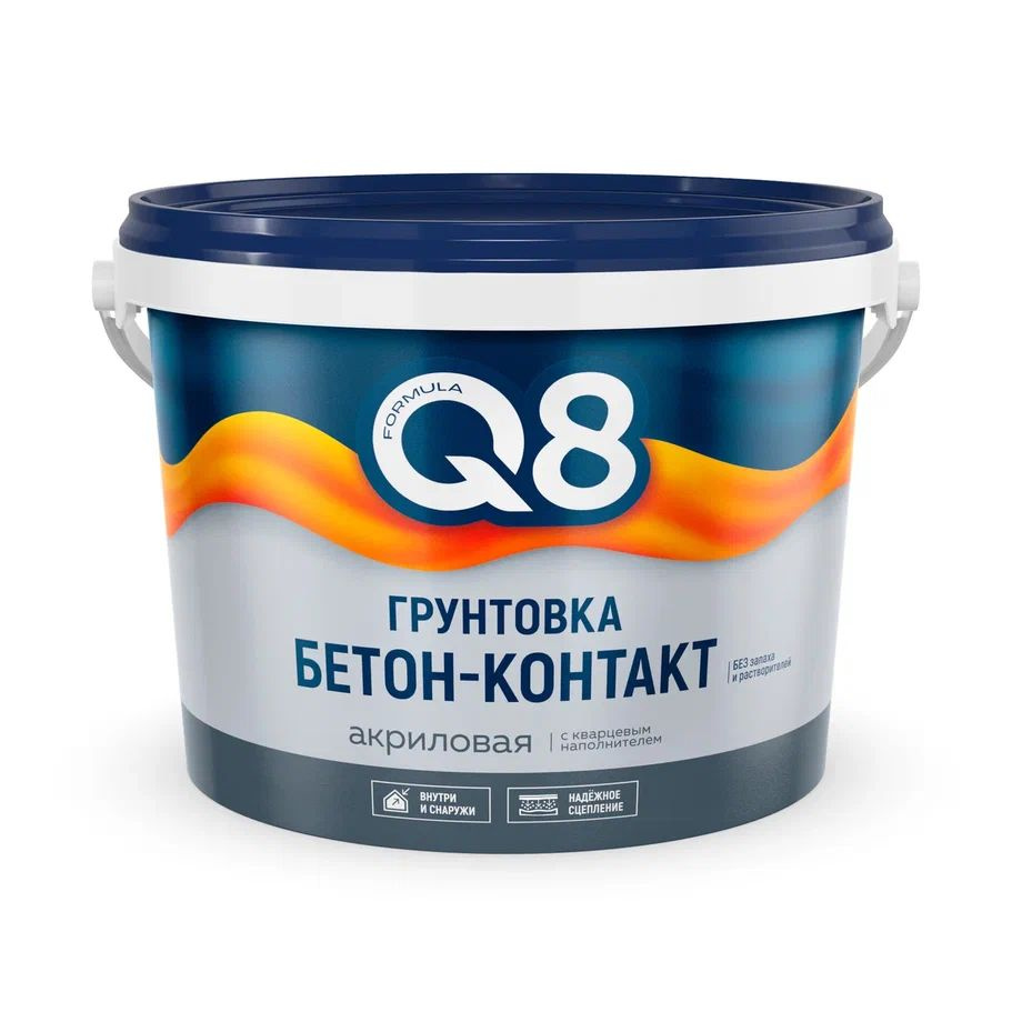 Грунтовка бетон-контакт Formula Q8, 2,7 кг #1