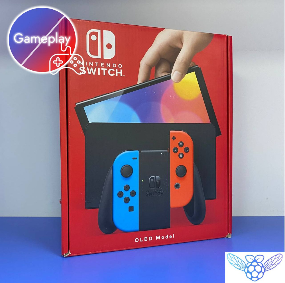 Игровая приставка Nintendo Switch OLED Neon Blue / Neon Red 256GB (Picofly) #1