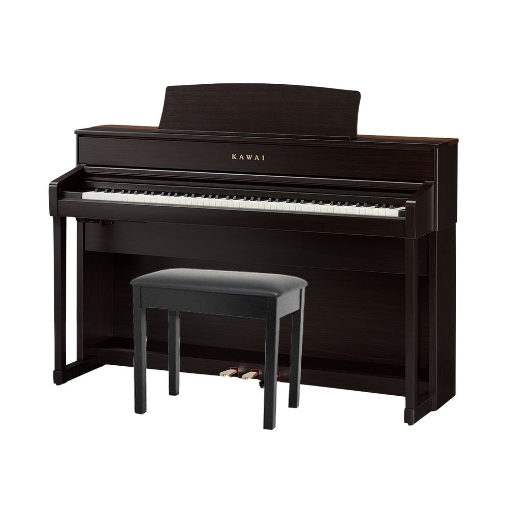 KAWAI CA701 R - цифровое пианино, 88 клавиш, банкетка, механика Grand Feel III, цвет палисандр матов #1