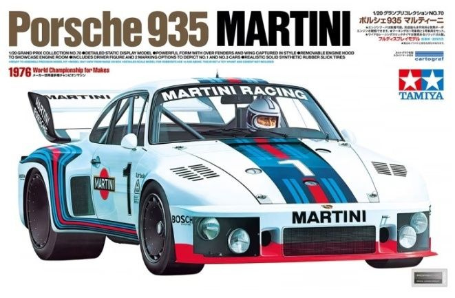 Tamiya 20070 1/20 Спортивный автомобиль Martini Porsche 935 Turbo #1