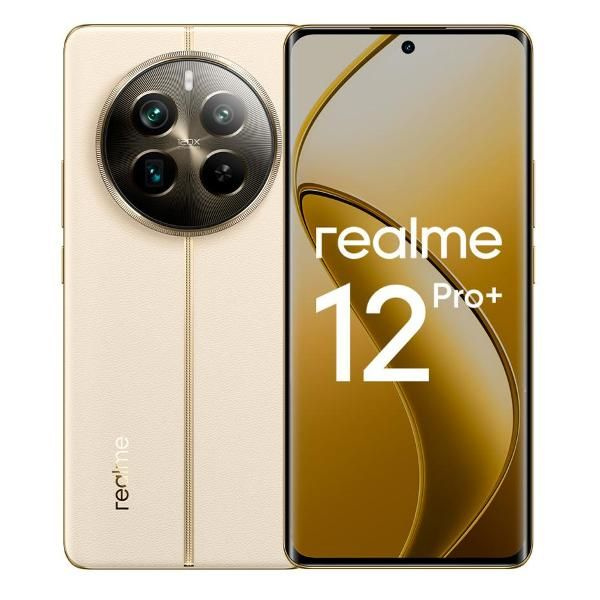 realme Смартфон 12 Pro+ 8/256GB Gold Sand 8/256 ГБ, кремовый, бежевый #1