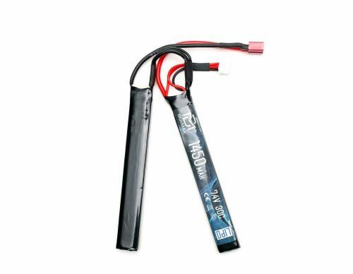 Аккумулятор BlueMAX Li-Po 7.4V Li-Po 1450mah 30C Nunchuck, 2x (116x17x8 mm) Т-разъем  #1