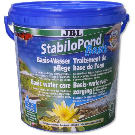 JBL StabiloPond Basis - Препарат для стаб. парам. воды в садовых прудах, 10кг на 100000л  #1