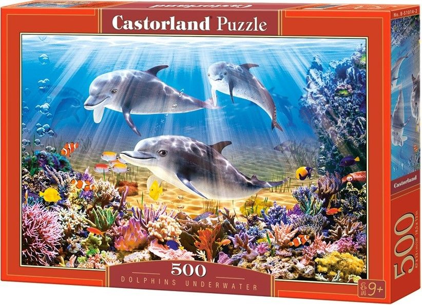 CastorLand Пазл Дельфины, 500 деталей #1