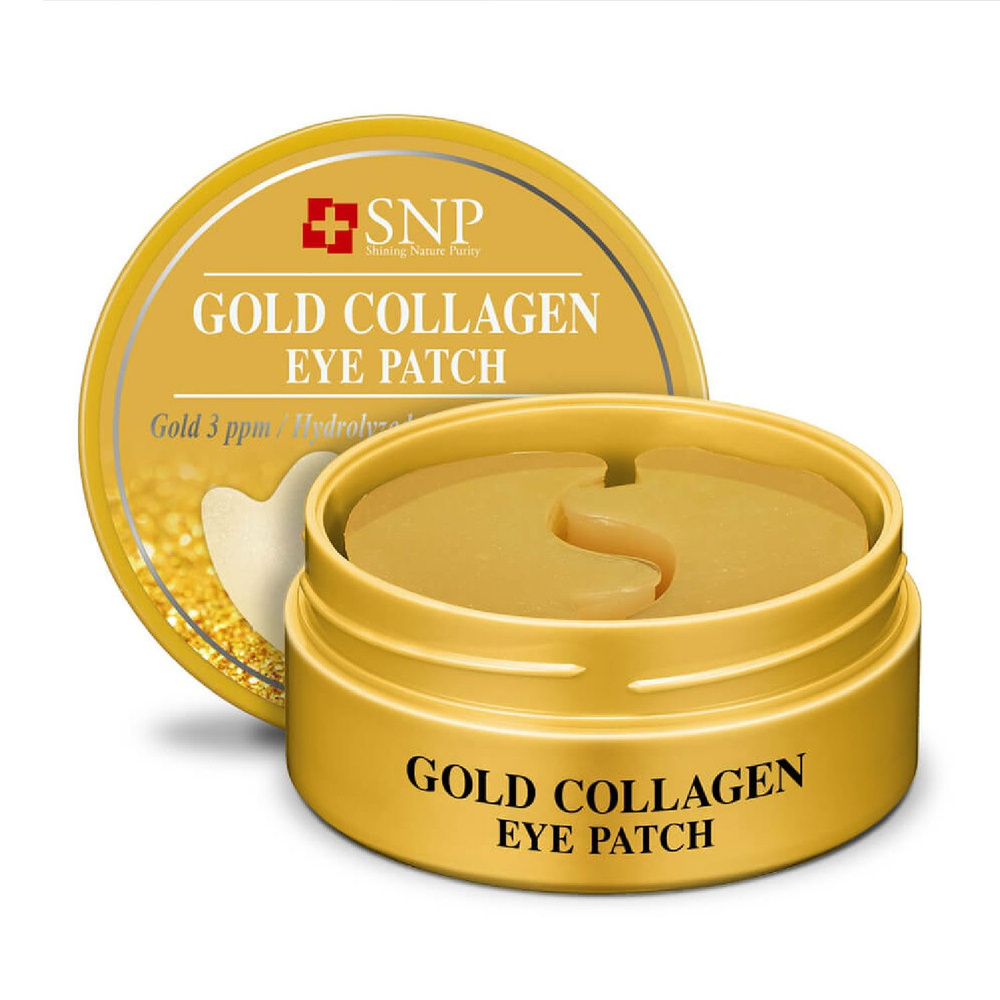 Патчи для глаз Золотые с коллагеном SNP Gold Collagen Perfection Eye Patch Double Set, 60шт  #1