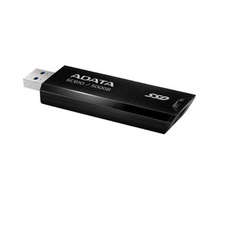 500 ГБ Внешний SSD диск ADATA SC610 (SC610-500G-CBK/RD) черный #1