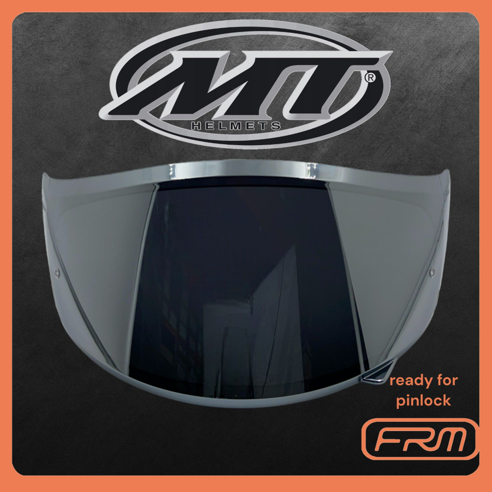 Визор для шлема MT-V-12 Thunder 3 Stinger зеркальный #1
