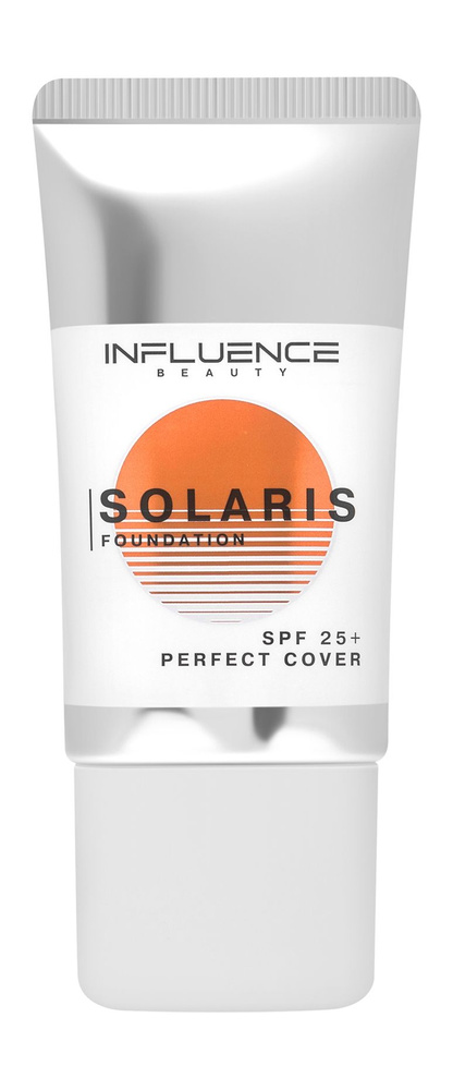 INFLUENCE BEAUTY Тональная основа с SPF 25+ Solaris, 25 мл, 01 Бело-бежевый  #1