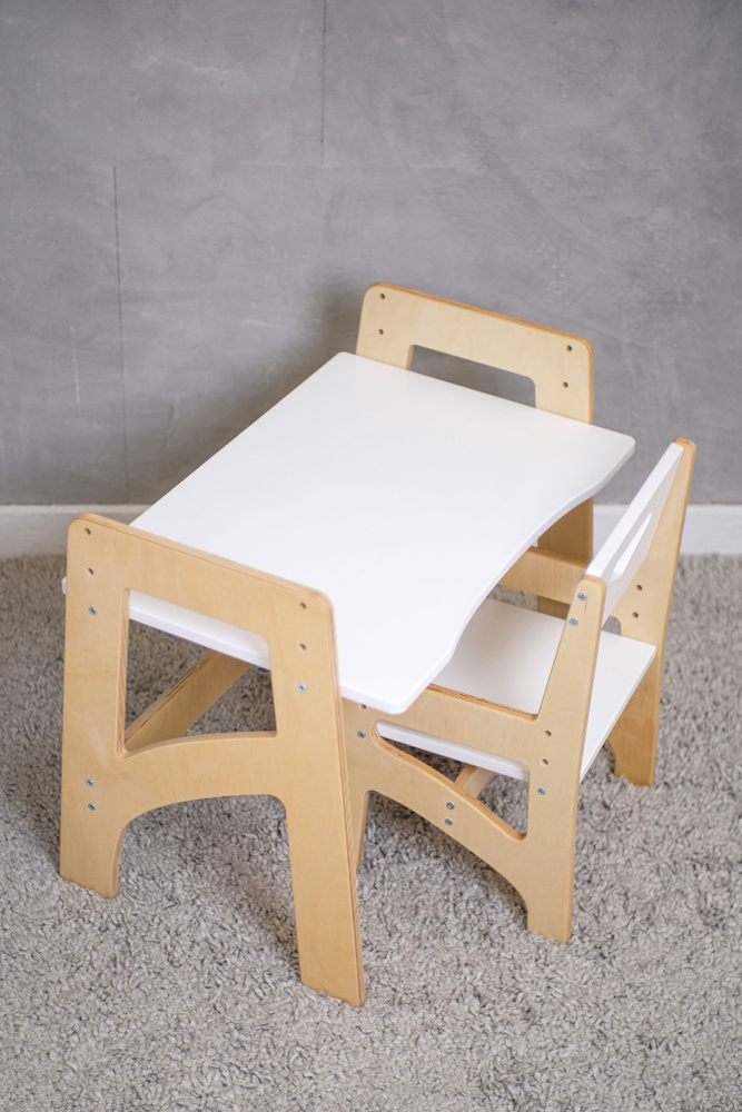 Комплект детский стол + стул,62х40х52см #1