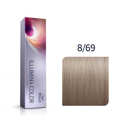 Wella Illumina Color 8/69 светлый блонд фиолетовый сандре #1