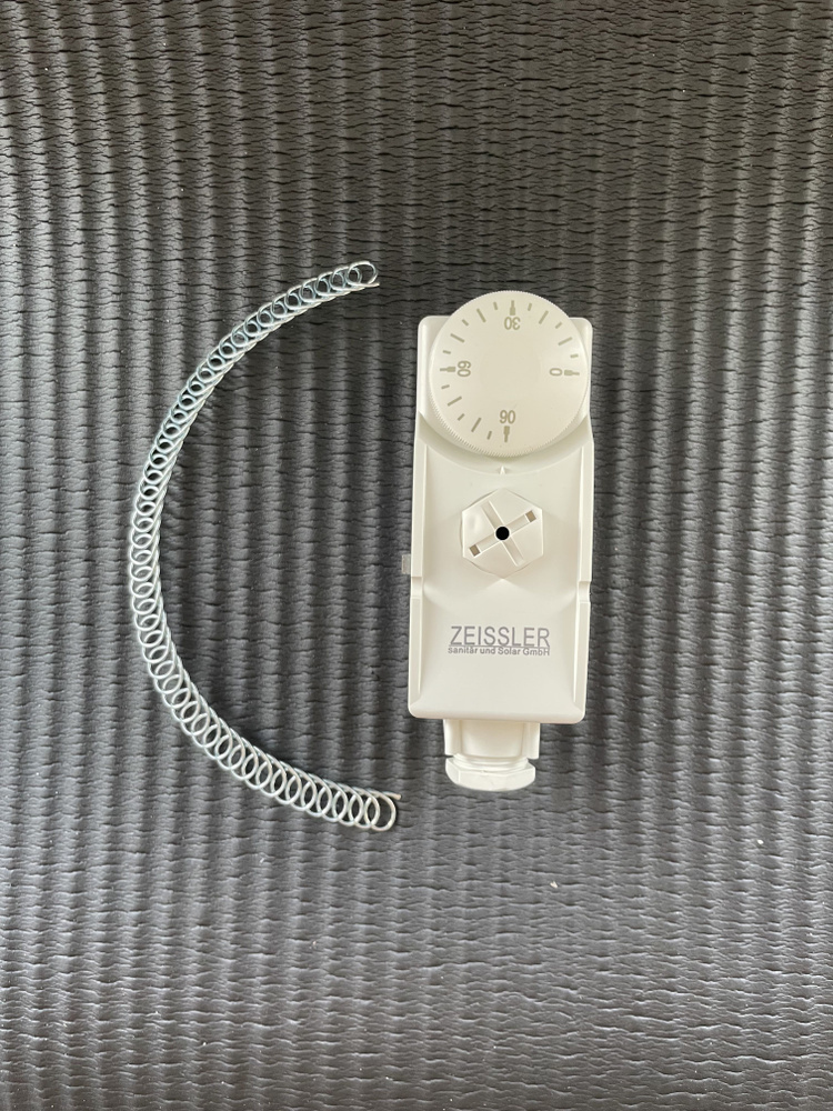 ZEISSLER Терморегулятор/термостат Для теплого пола, Для газового котла, белый, светло-серый  #1