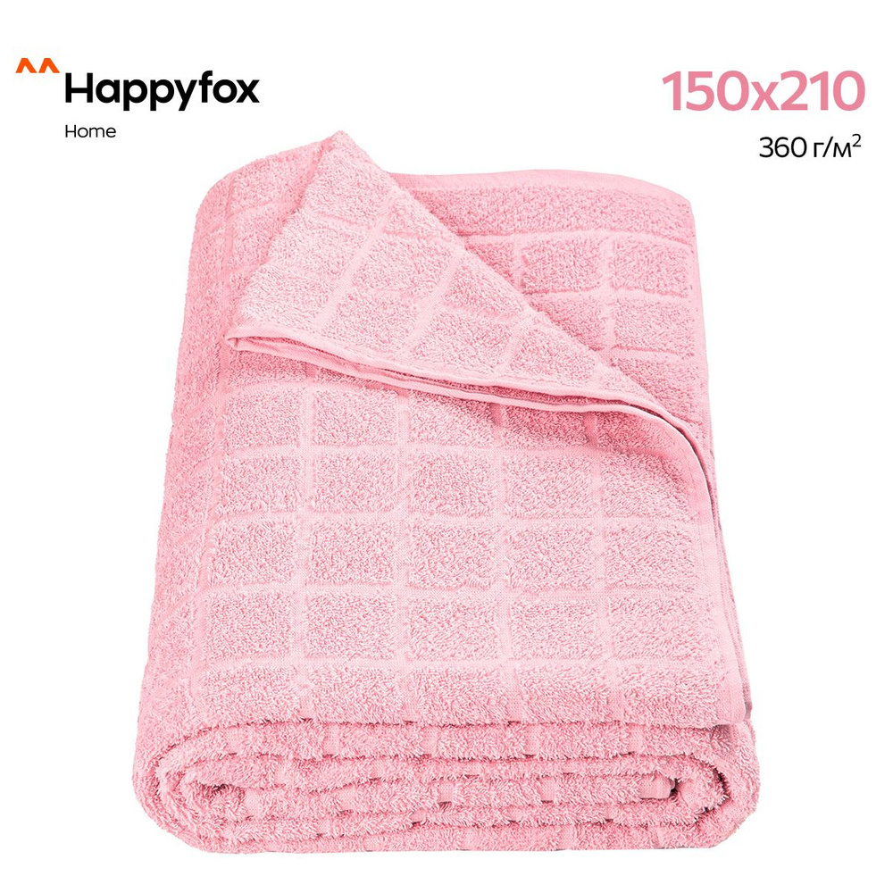 Happyfox Home Простыня стандартная Комфорт, Махровая ткань, 150x210 см  #1