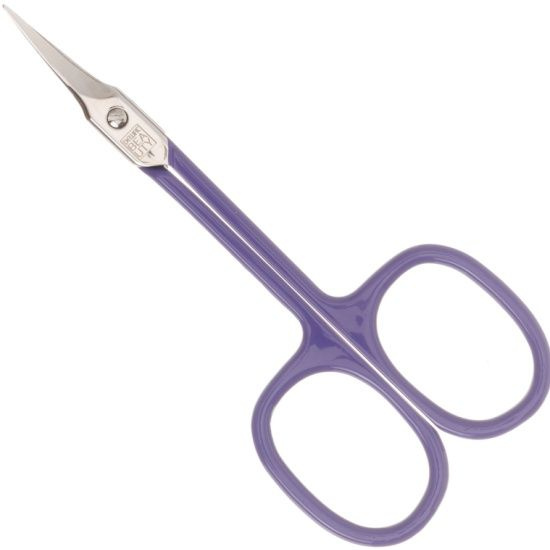 Ножницы для кутикулы Dewal Beauty 9 см, фиолетовый (арт.332) #1