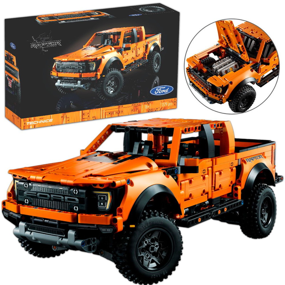 Конструктор набор Техник "FORD RAPTOR F-150" 1379 деталей #1