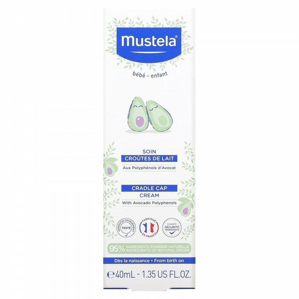 Mustela Крем для кожи головы при молочных корочках 40 мл #1