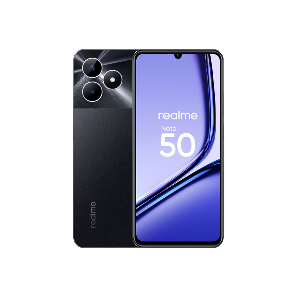 realme Смартфон Note 50 EU 4/128 ГБ, черный #1