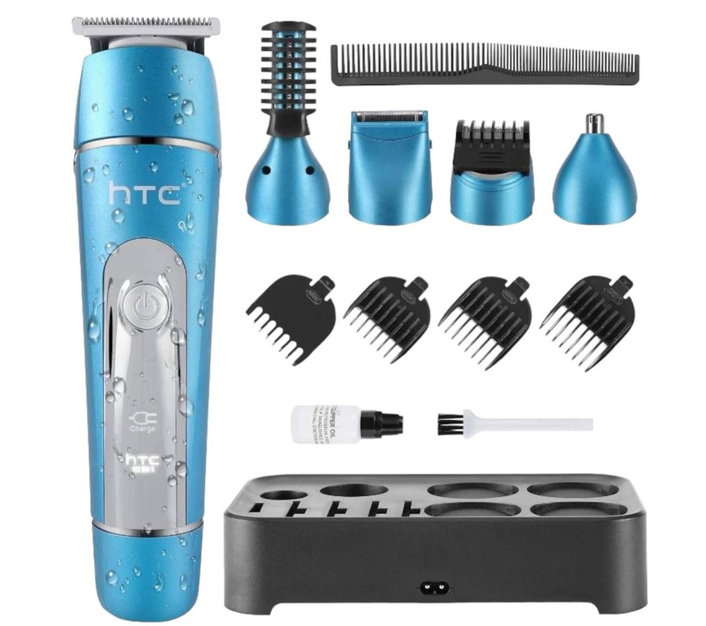 HTC Триммер для волос AT-1206C, кол-во насадок 10 #1