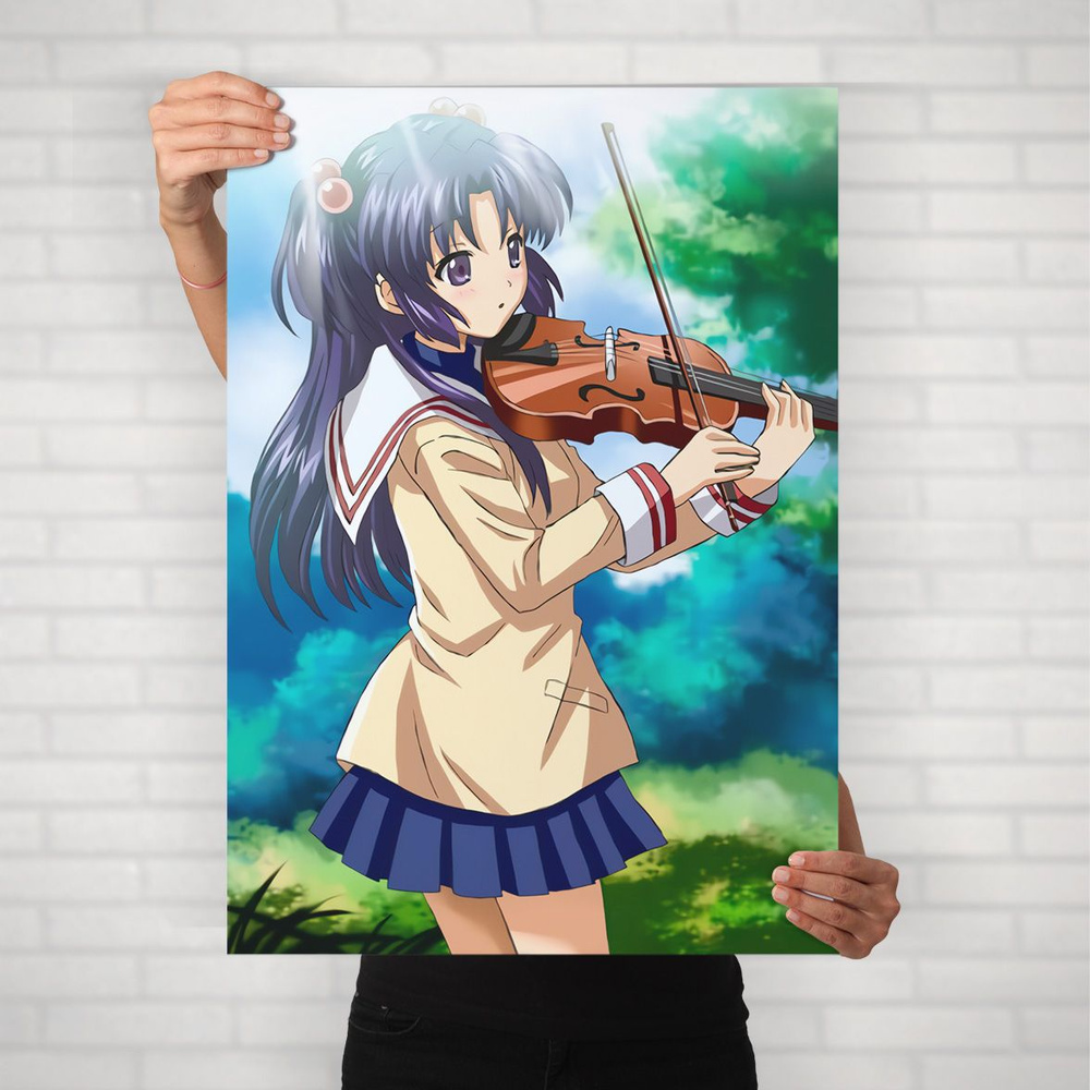 Плакат на стену для интерьера Кланнад (Clannad - Котоми Ичиносэ 3) - Постер по аниме формата А2 (42x60 #1