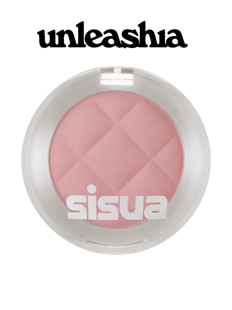 Компактные румяна с сияющим финишем Unleashia Sisua Butter Waffle Dough Blusher 01 Strawberry Vanilla #1