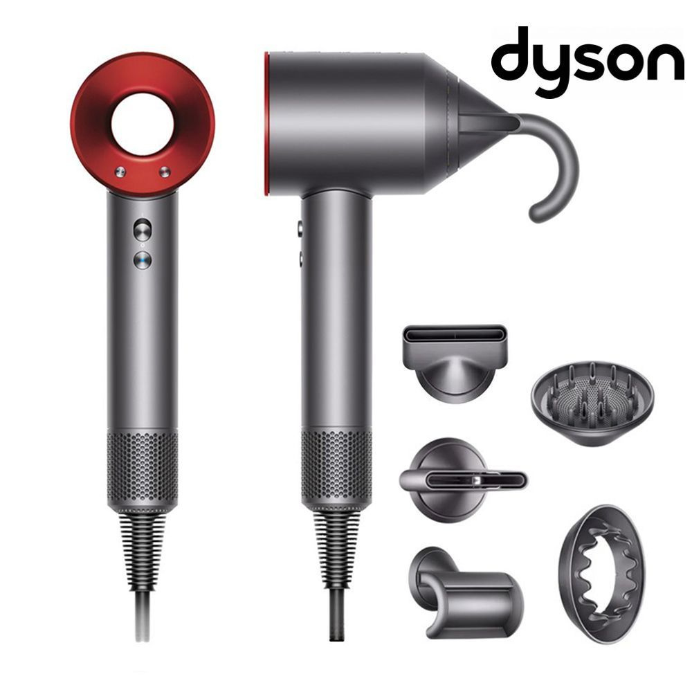 Фен для волос dyson-222-c22e8bb8edb7 2300 Вт, скоростей 3, кол-во насадок 5, темно-розовый  #1