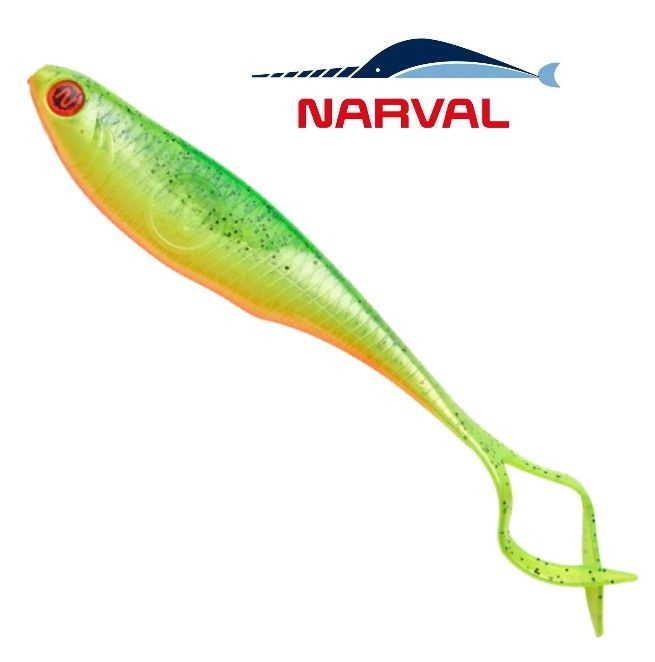 Приманка силиконовая Narval Fishing Maxlug 25cm цв. #015-Pepper/Lemon / Слаг Нарвал Макслаг для рыбалки #1