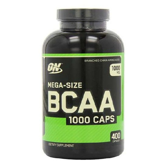 БЦАА (BCAA), Optimum Nutrition BCAA 1000 Caps, 400 капс. #1