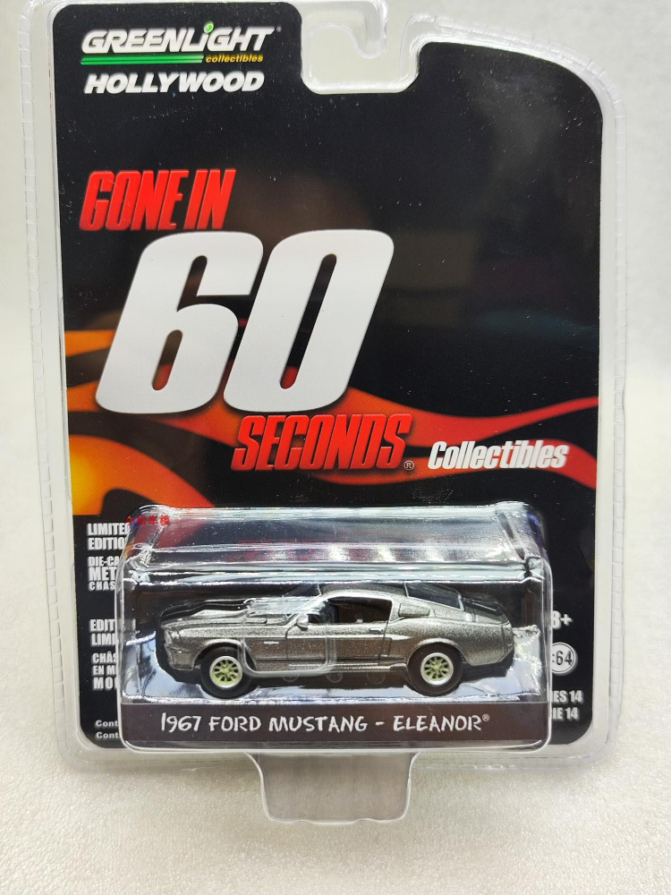 Машинка Greenlight Collectibles 1967 Ford Mustang-Eleanor/GONE IN 60 SECONDS #1