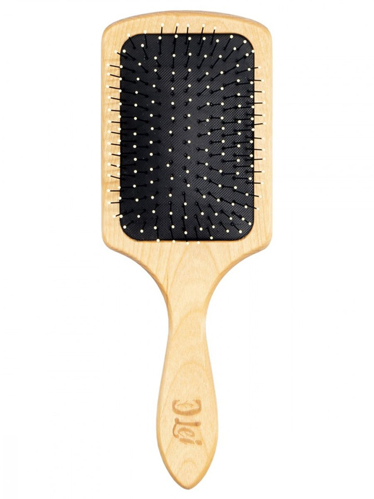 Lei Расческа для волос массажная деревянная с пластиковыми зубчиками 24,5см  #1