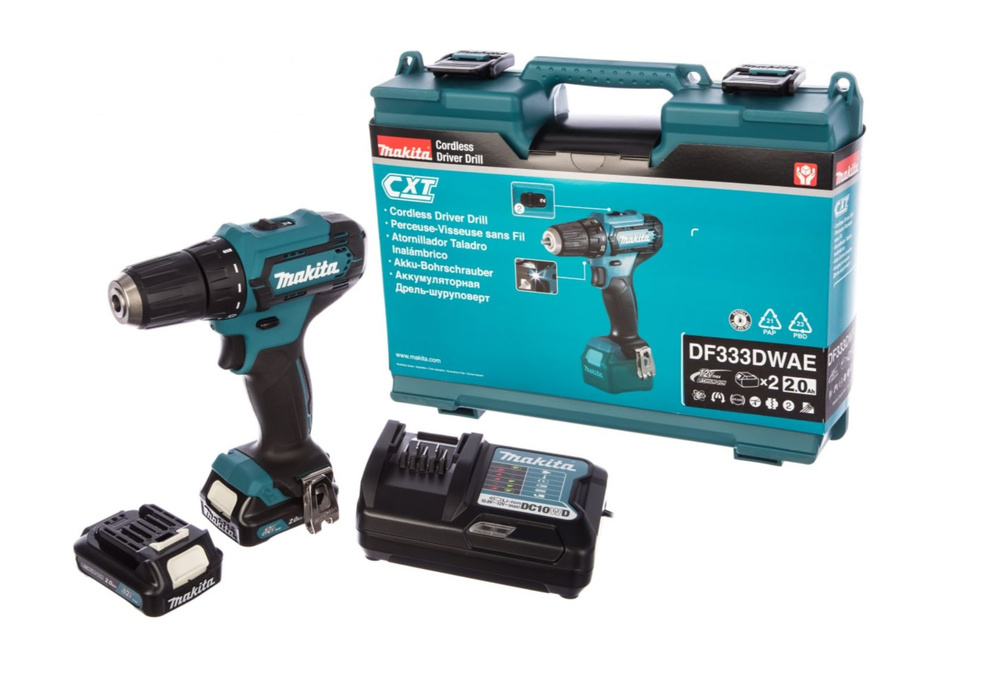 Дрель-шуруповерт Makita CXT DF333DWAE #1