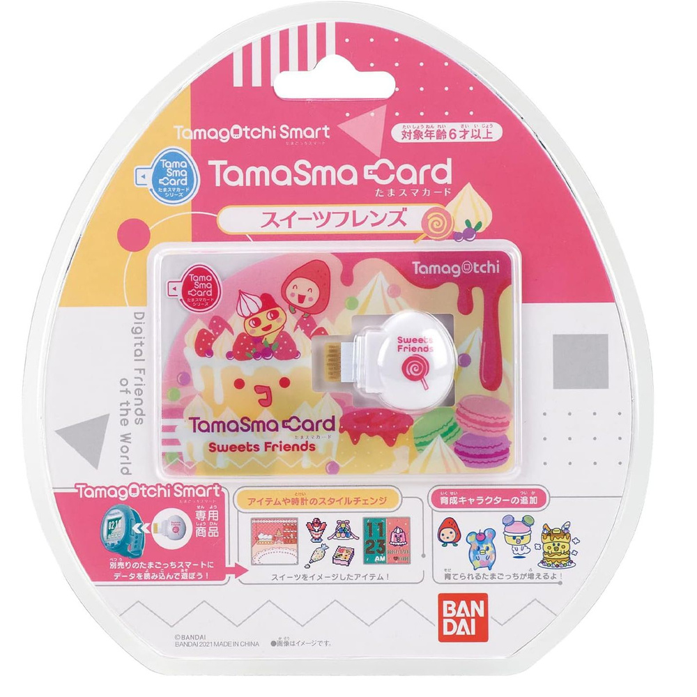 Виртуальная реальность Питомец Bandai Тамагочи Smart Tamasma card, Sweets Friends  #1