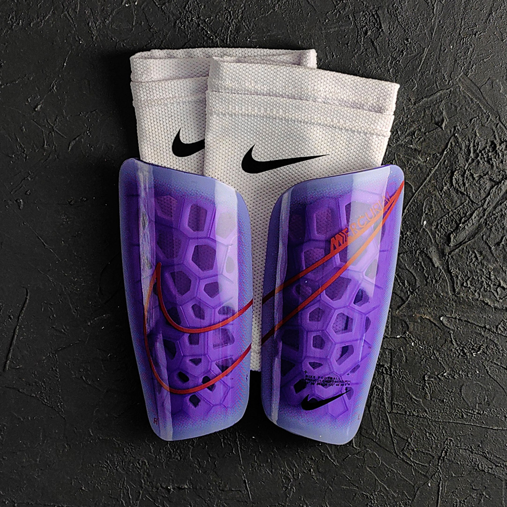 Щитки футбольные Nike Mercurial Lite, Фиолетовый #1