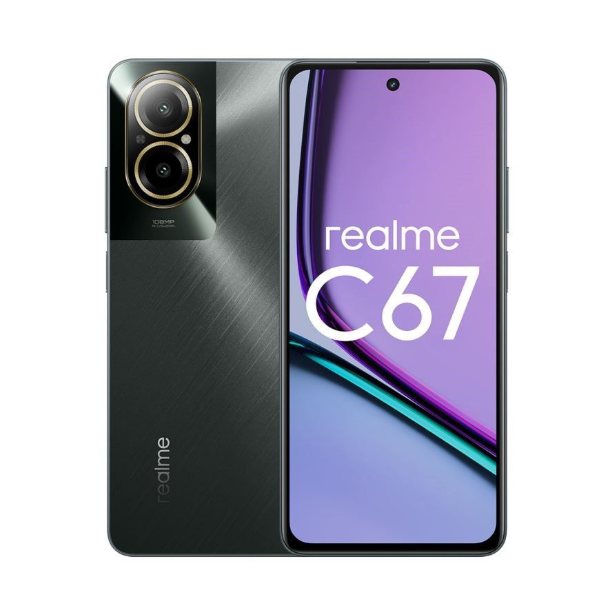 realme Смартфон C67 8/256 ГБ, золотой, черно-серый #1