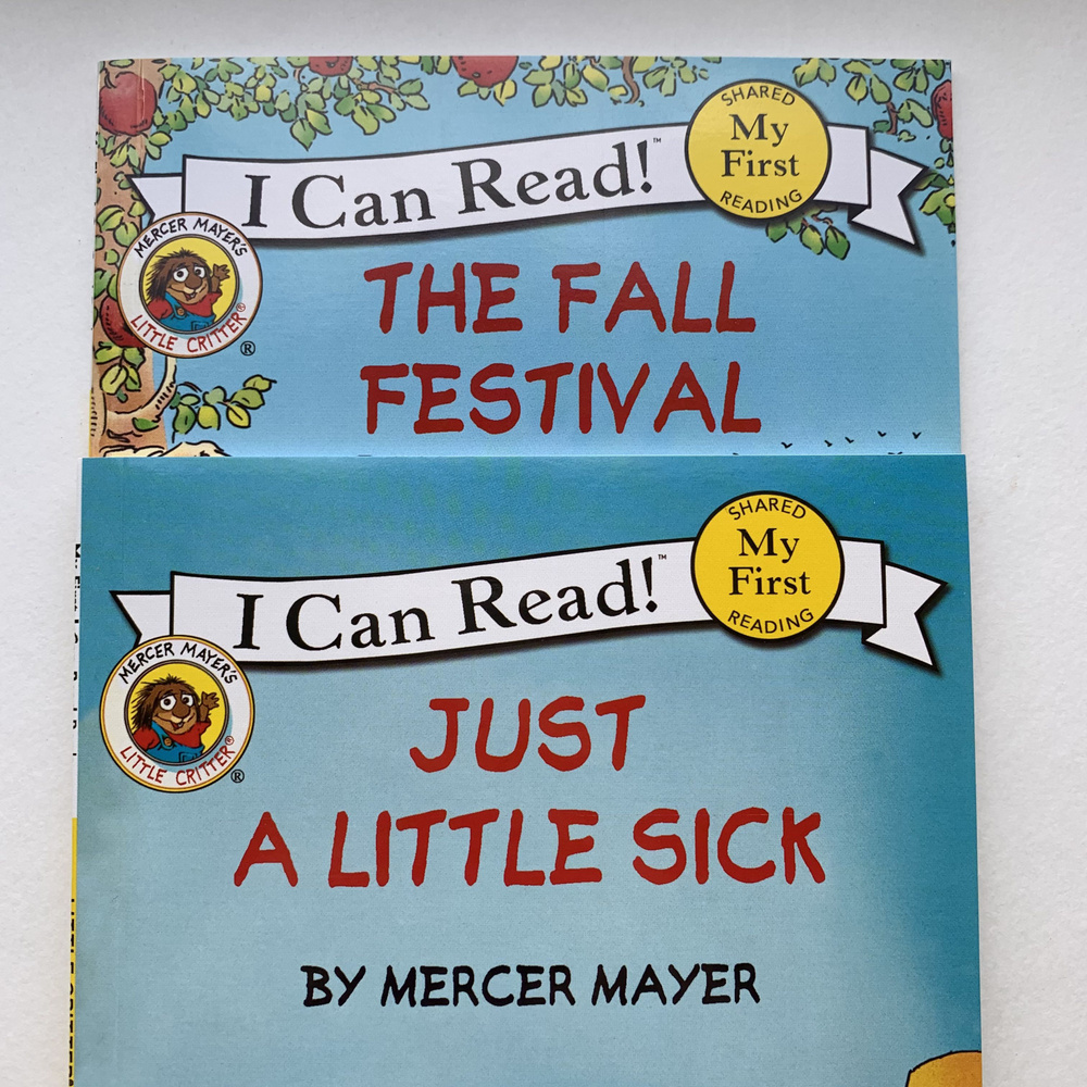 Набор №7 из 2 книг: My First I Can Read Book. Little Critter: The fall festival, Just a little sick. #1