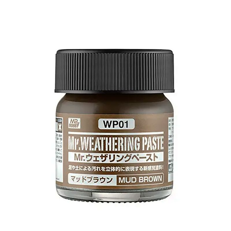 Паста текстурная Mr.Weathering Paste, грунт - грязь коричневая, 40 мл, Mr.Hobby (Япония)  #1