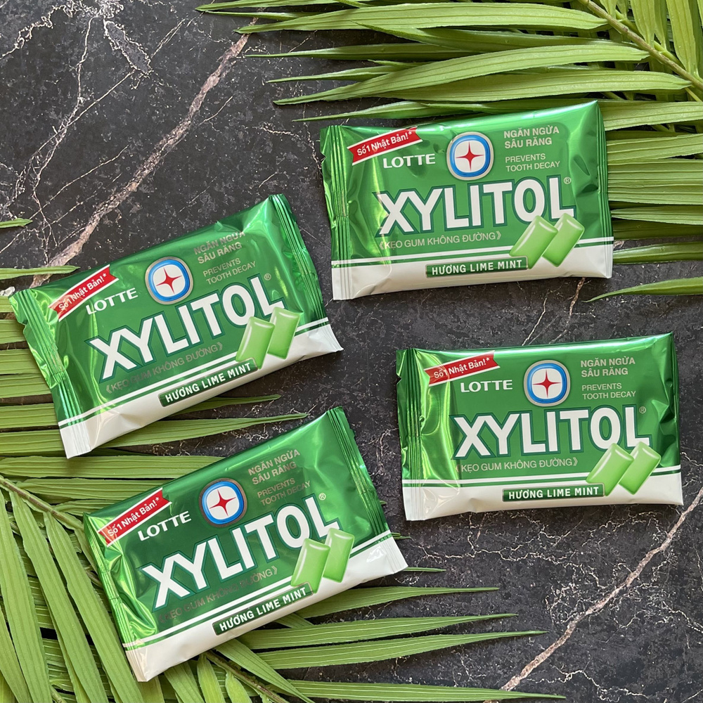 Жевательная резинка без сахара XYLITOL Лайм-мята (набор 4шт)  #1