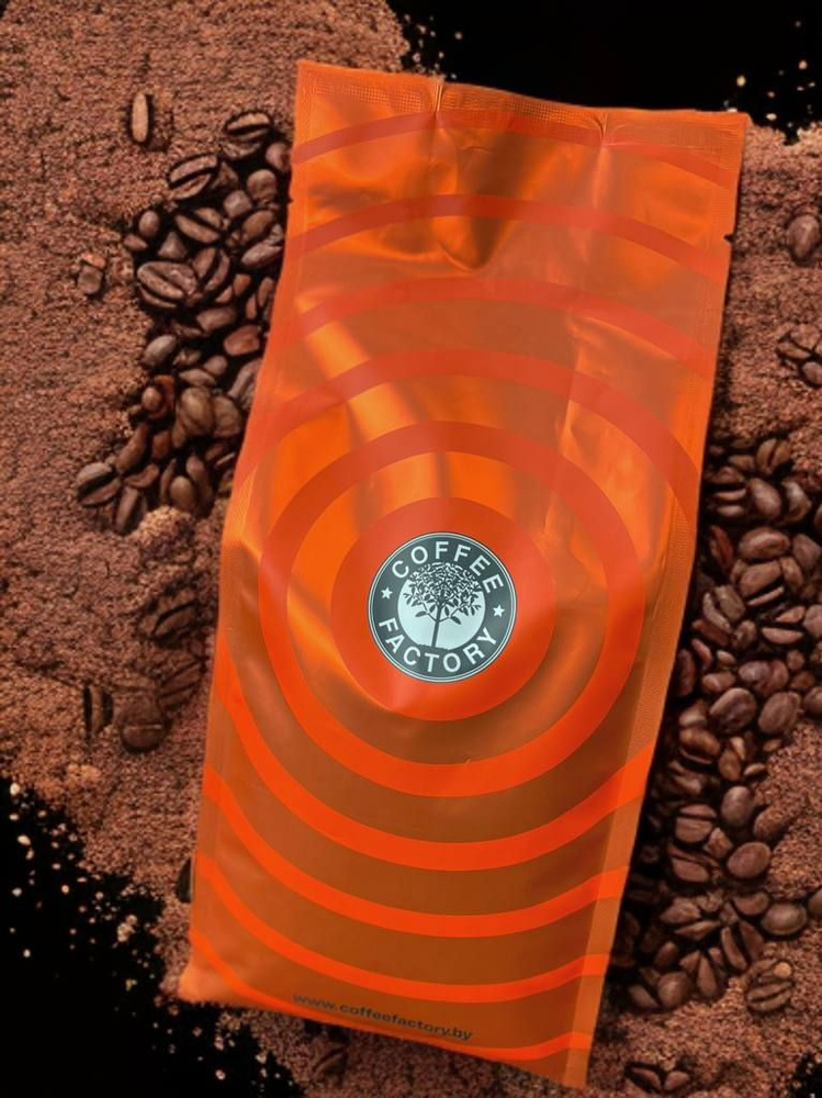 Кофе натуральный жареный 1000г "Fusion Coffee" Прада Бленд (молотый)  #1