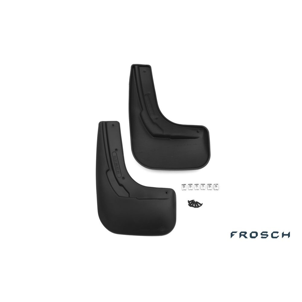Брызговики задние (комплект) для Фольксваген Поло седан рестайлинг 2015-2020, Volkswagen Polo седан рестайлинг #1